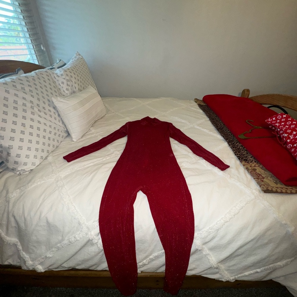 red jumpsuit fashion nova